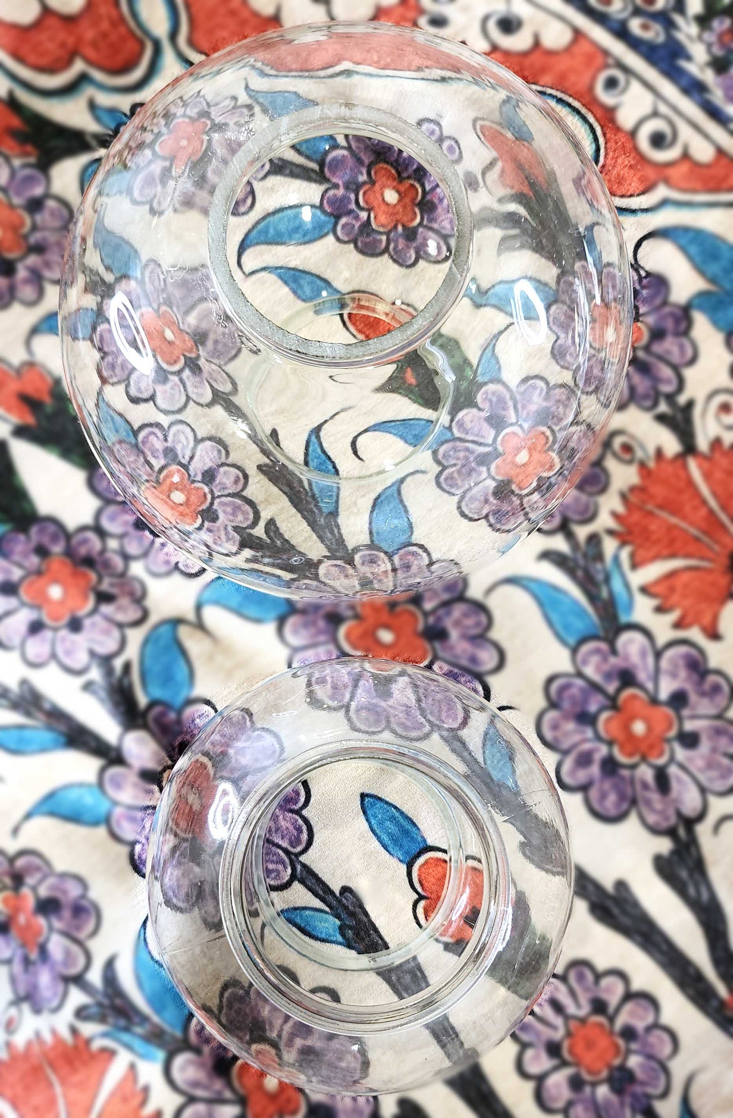 17cm Blank Glass for Mosaic Lamp