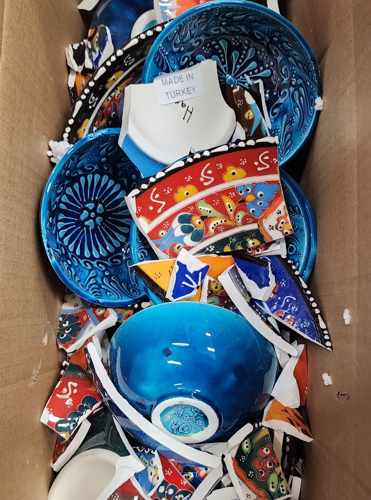Broken Turkish Ceramics - Mosaic Usage