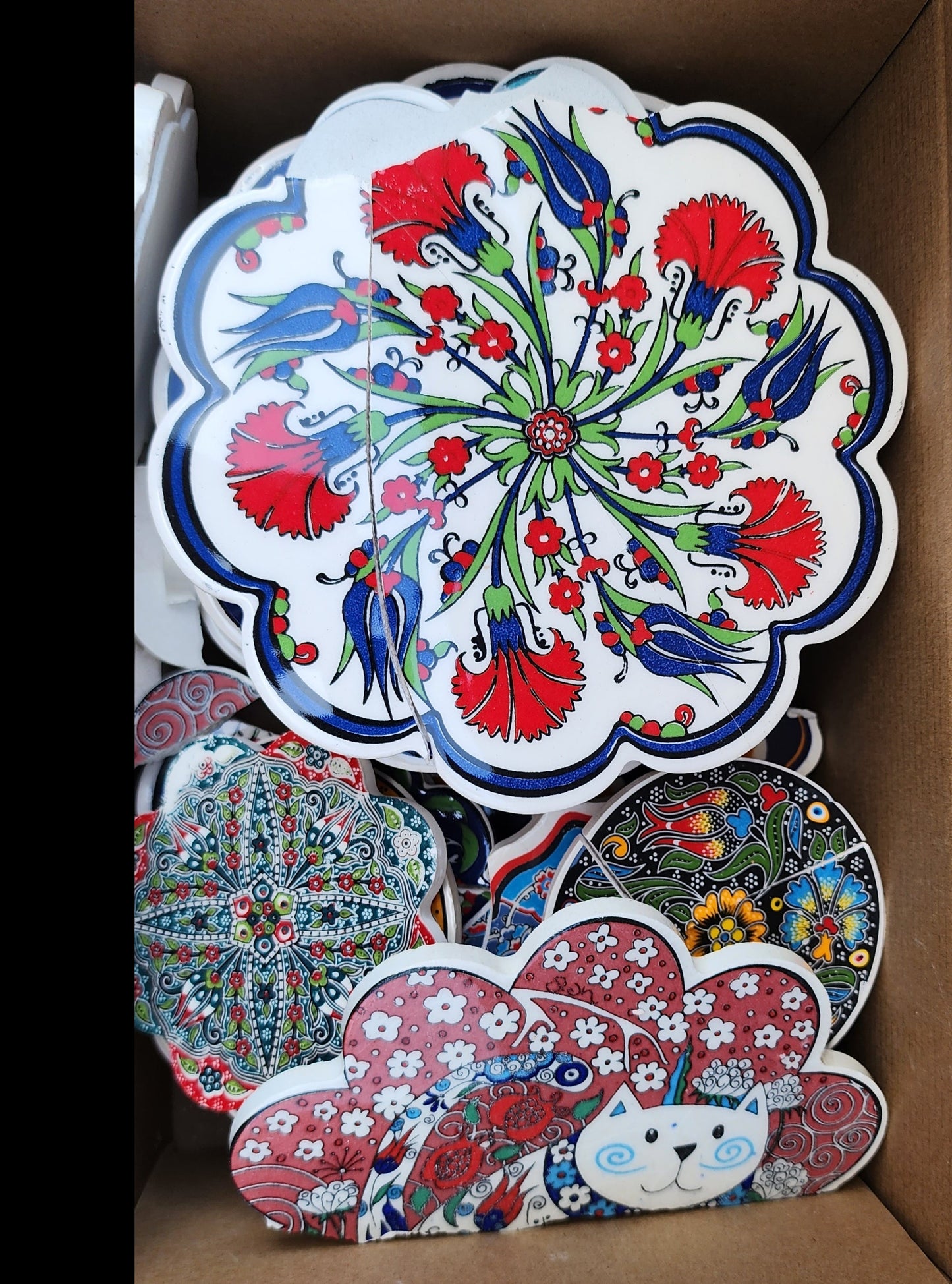 Broken Turkish Ceramics -Thick Ceramic Mosaic Usage