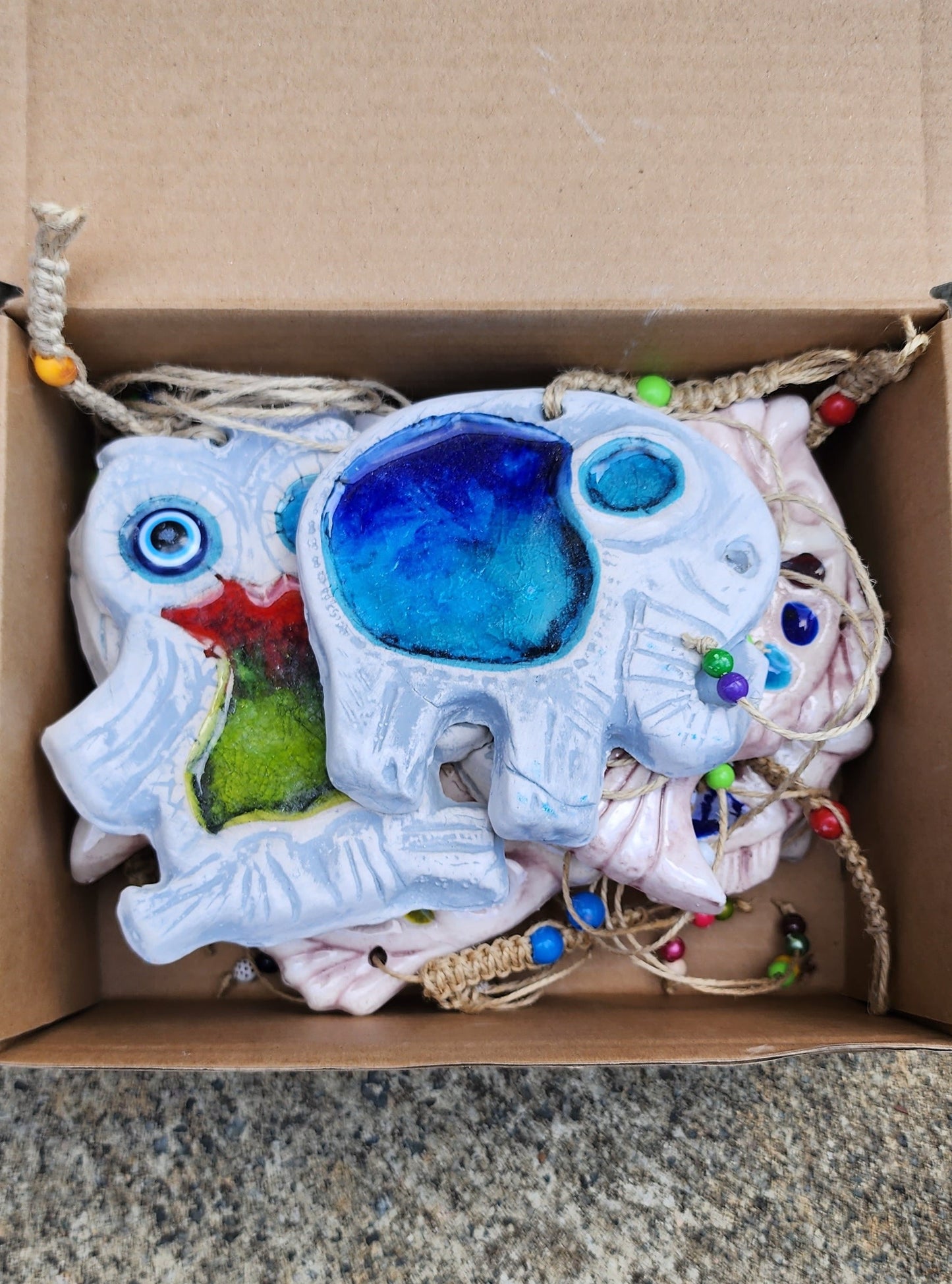 Broken Cement Wall Plaques