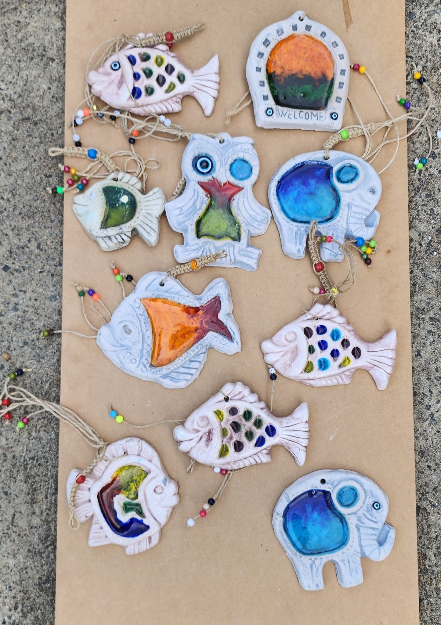Broken Cement Wall Plaques