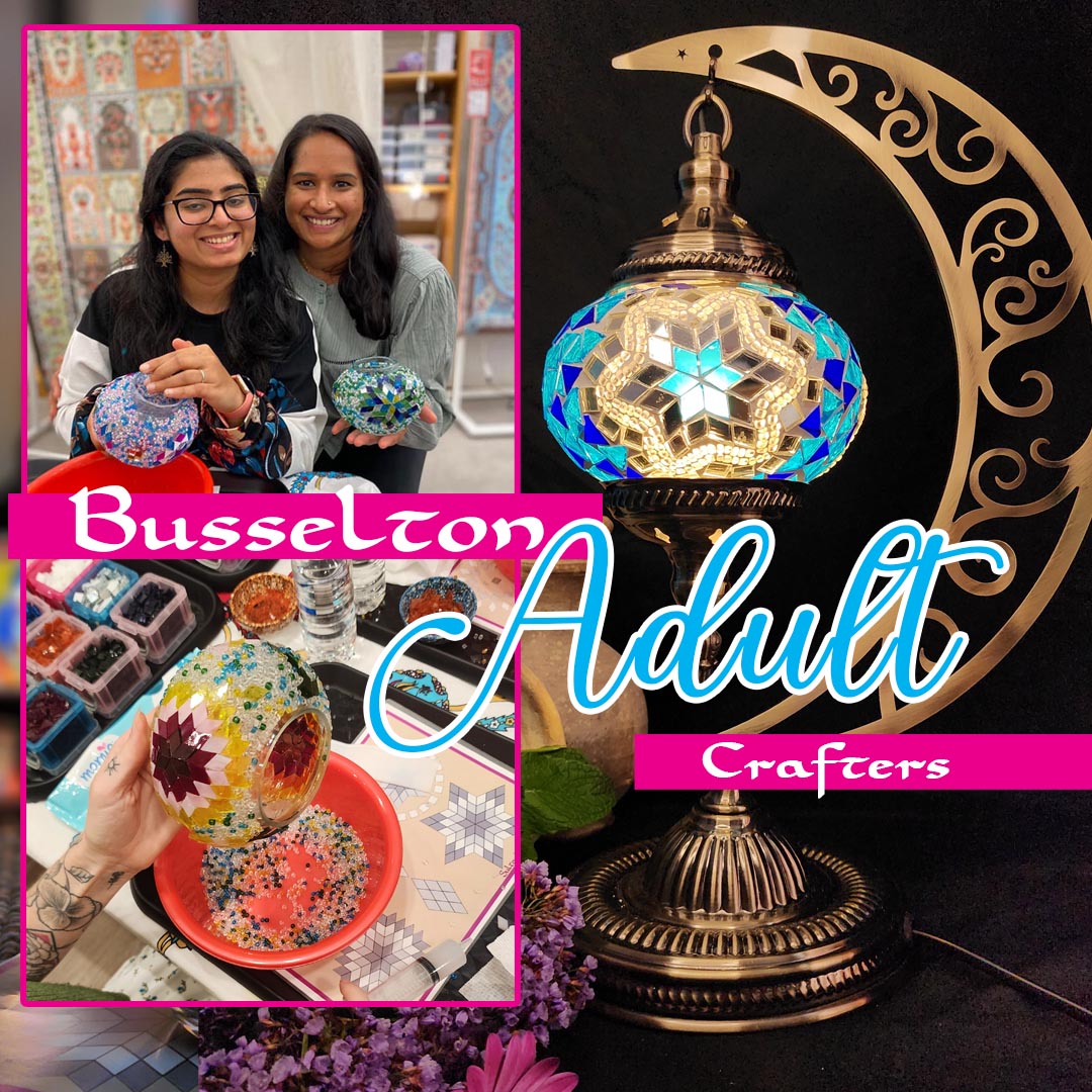 Busselton - Create a Turkish Mosaic Lamp Class
