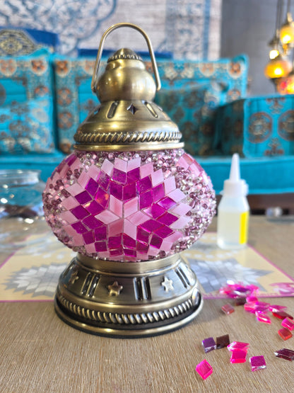 Sadie Mosaic Camping Picnic Lantern USB DIY Craft Kit (Copy)