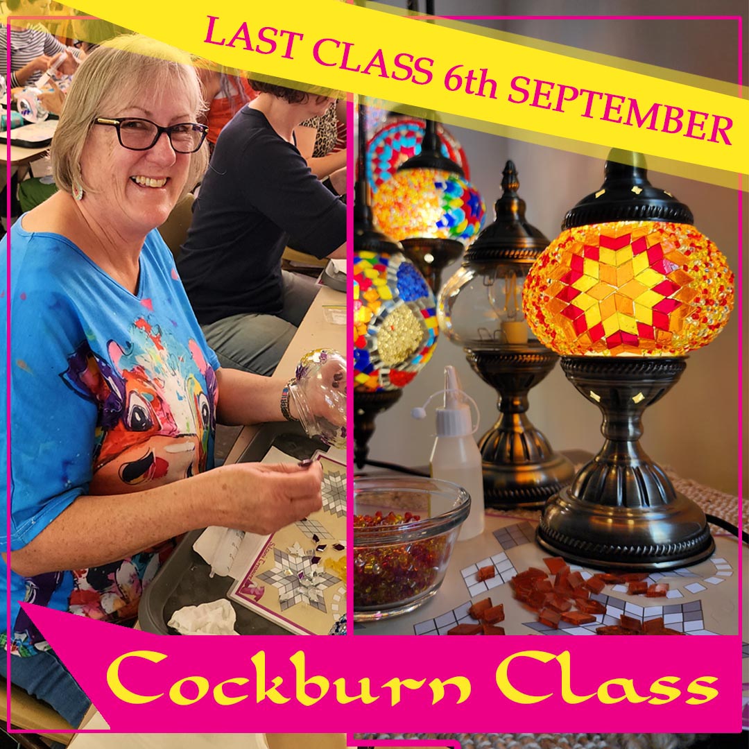 Cockburn Gateways - Make your OWN Mosaic Lamp Class