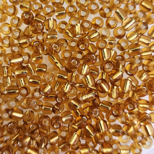 Glass Beads 4mm - Gold