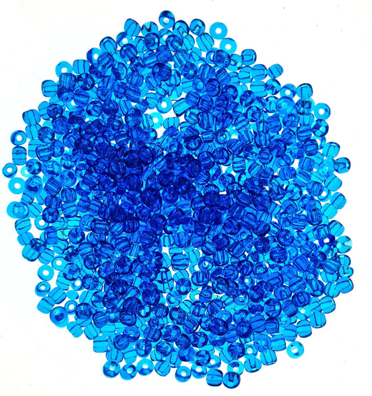 Glass Beads 3mm - Aqua Blue