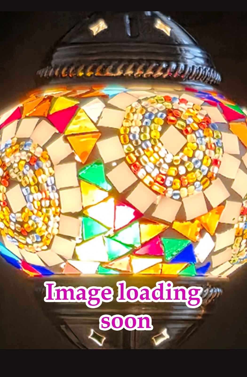 Turkish Mosaic Lamp - Funfetti Multicolour