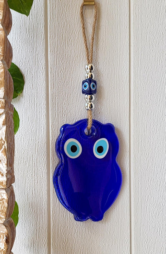 Evil Eye Wallhanging XL Blue Owl