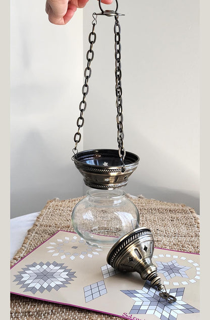 Turkish Hanging Tealight Candle and Blank Glass Parts