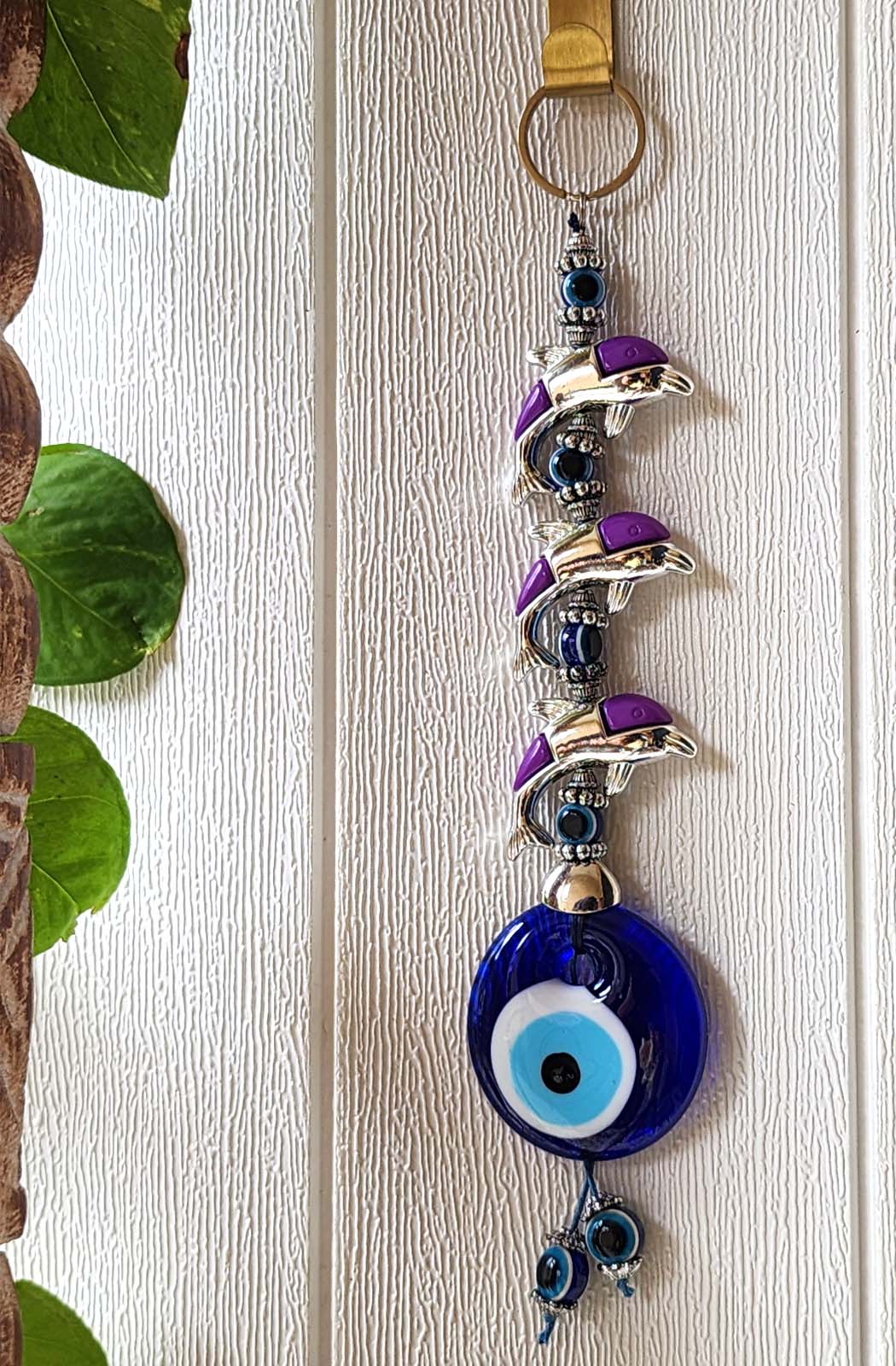 Evil Eye Wallhanging Dolphin Design