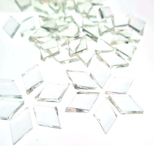 Diamond Mosaic Cut Glass - Clear