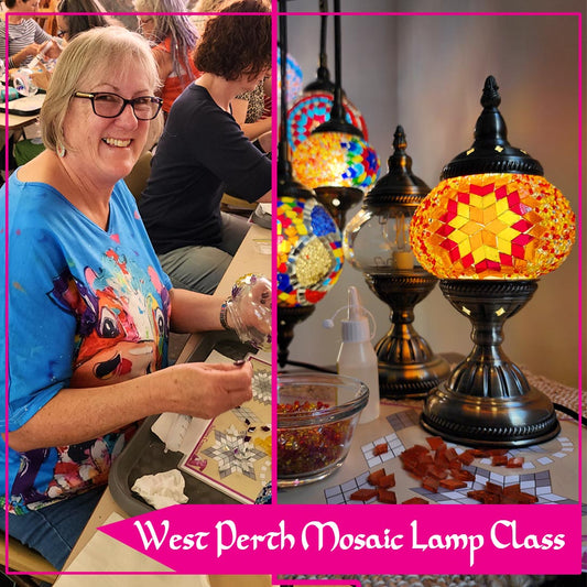 West Perth - Make your OWN Mosaic Lamp Class