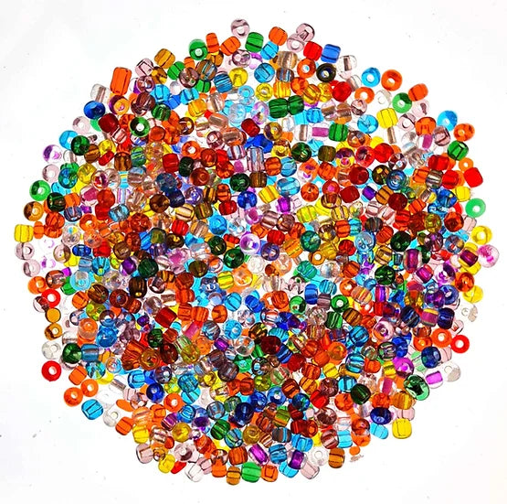 Glass Beads 3mm - Multicolour Circus