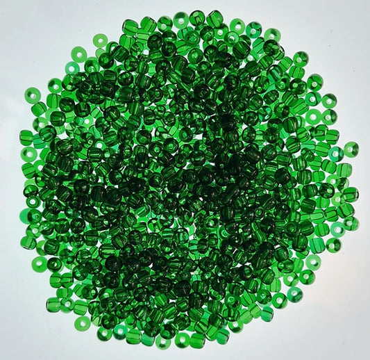 Glass Beads 3mm -Dark Green