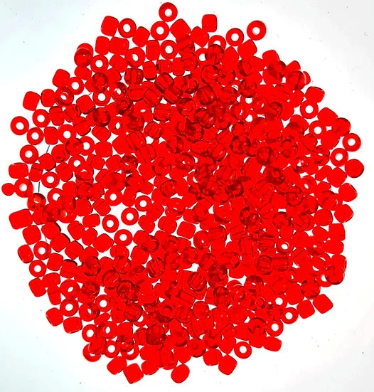 Glass Beads 3mm - Red