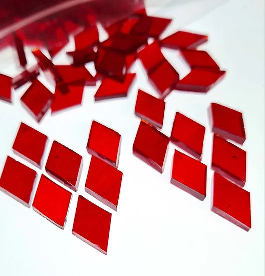 Diamond Mosaic Cut Glass - Red Wine
