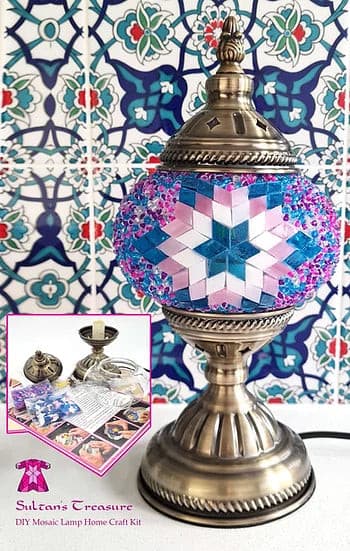 Mosaic Lamp DIY Craft Kit ELA