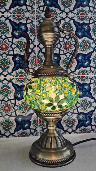 Mosaic Lamp DIY Home Kit Emre Green